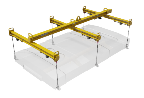 Lastaufnahmemittel für ICE Klimageräte